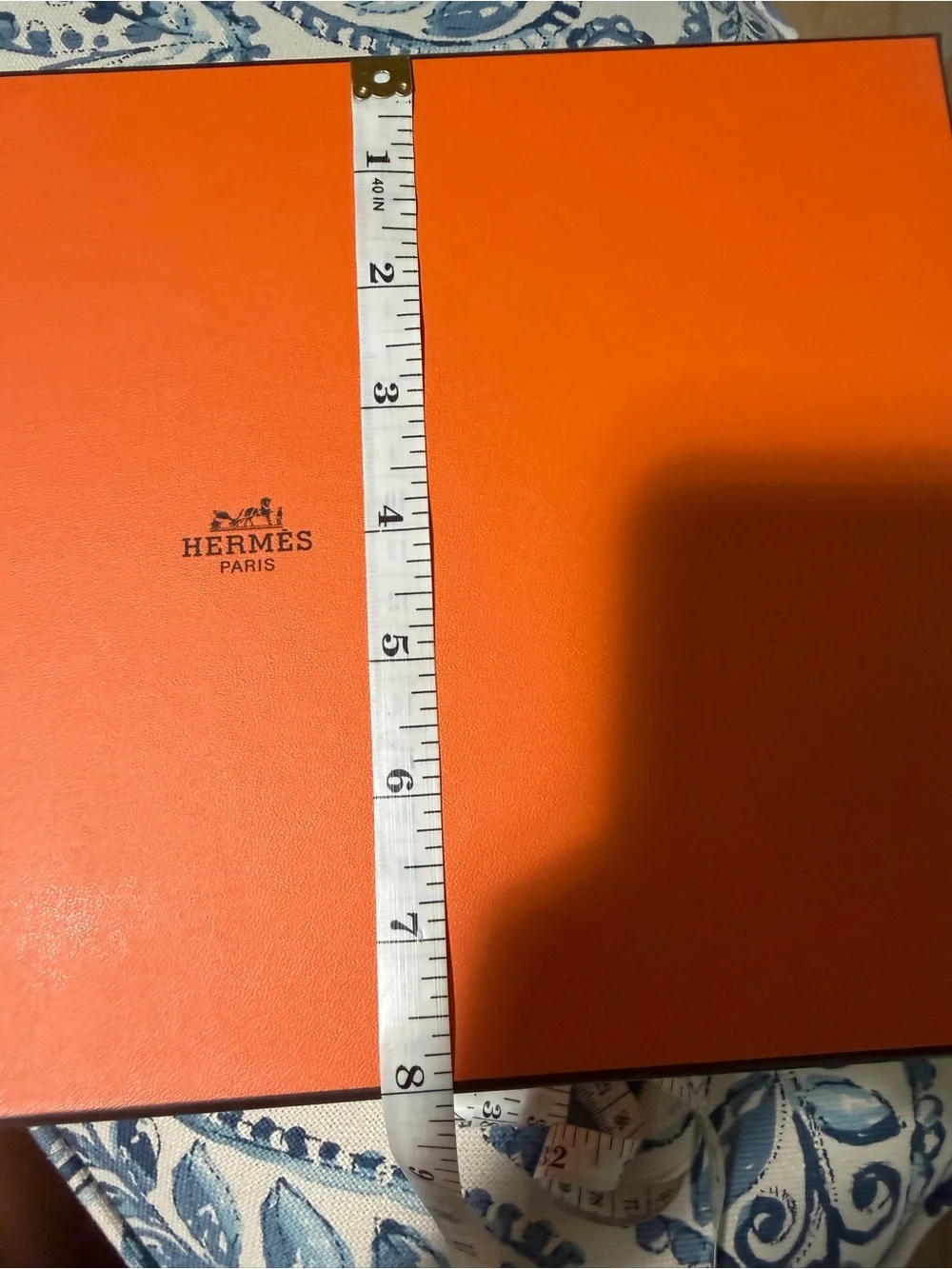 Authentic Hermès Orange Gift Box – 12” x 8” x 4.5” – Empty Box